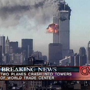2001-09-11 • Ground Zero • Source de l'image centrale: résultats de recherche Bing pour la requête 'Breaking News CNN 9/11'.
